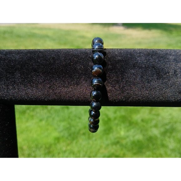 Hematite Bracelets (6.5 mm) - Picture 4 of 5